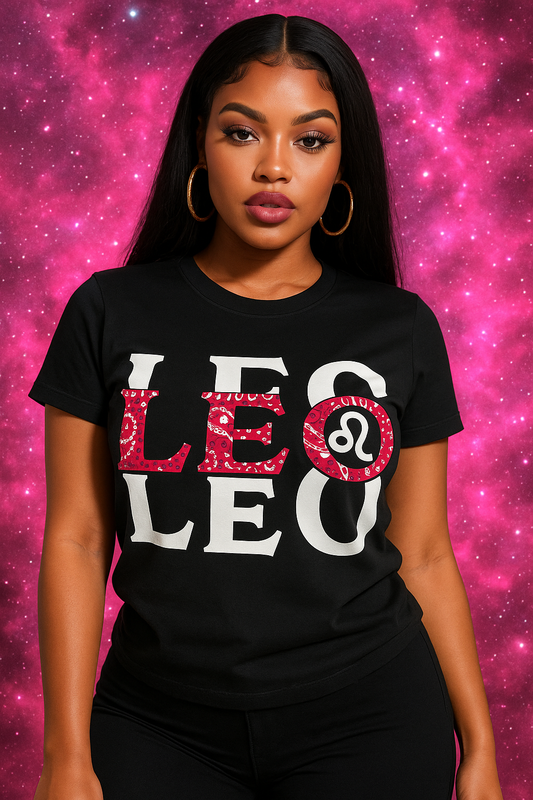 Bandana Zodiac Tee (Aries Leo Sagittarius)